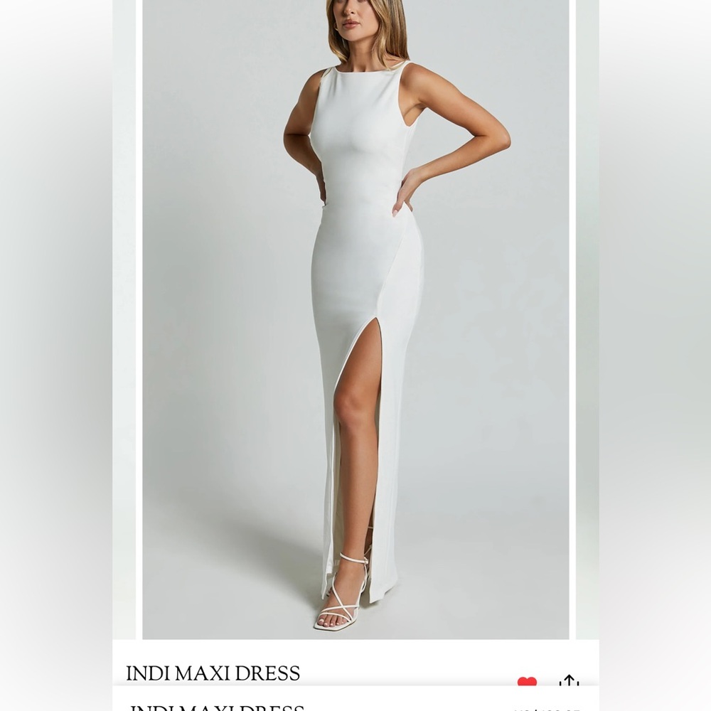 White maxi dress - Picture 2 of 3